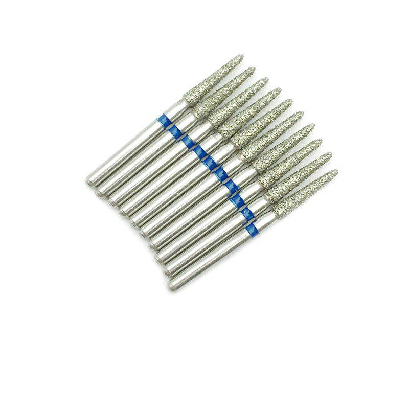 10 buc/pachet Freze diamantate Dental FG Burghie de mare viteză pentru piesa de mână de mare viteză Instrument de medic dentist mediu 878K18