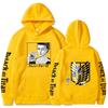 Attack on Titan Eren Jaeger Hoodie Men Women Sweatshirt Print Unisex Hip Hop Style Autumn Winter Fashion Tops Clothes
