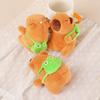 Capybara Capybara Plush Pendant Simulation Capybara Plush Toy Simulation Capibara Keychain  Unisex