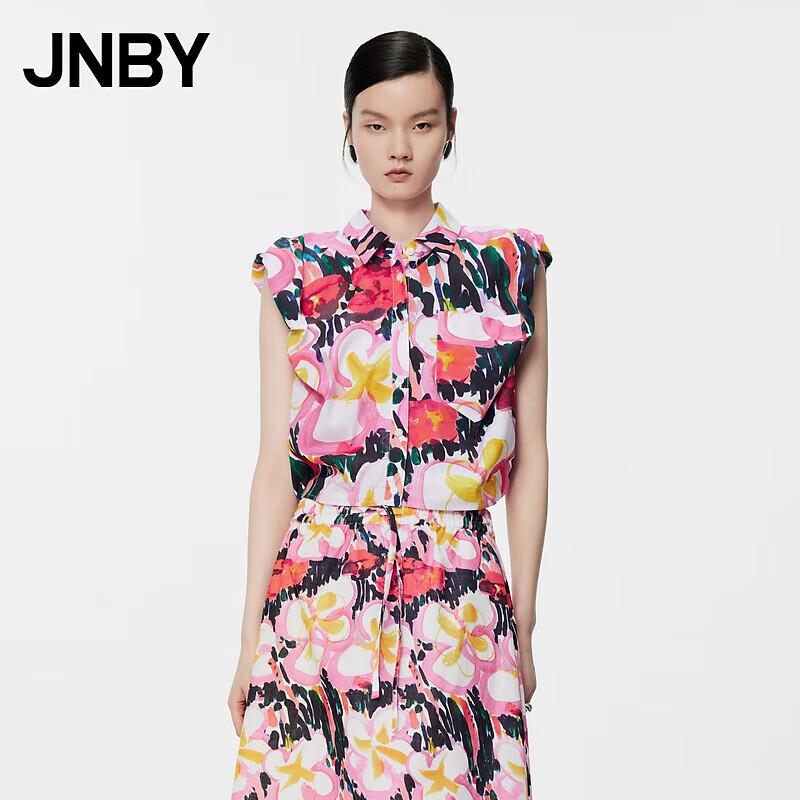 JNBY Women s Pleated Sleeveless Casual Shirt L