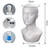 Craft Mannequin Head with Shoulder Mannequin Model Display Creative Male Head Model  Beginner