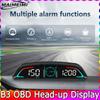 B3 Head Up Display For HUD Speedometer RPM OBD Smart Digital Overspeed Alarm Engine Fault Code Car Navigator Car Safely