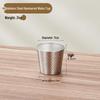 Shangqi 304 Stainless Steel Diamond Pattern Tumbler Set