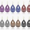 Simple Temperament Gold Earrings Wind Ear Hooks Stainless Steel Real Gold Electroplated Earrings Ear Buckles Women'S Diy Earrings