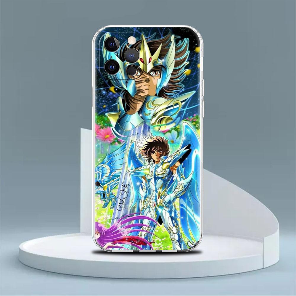 Sainte Seiya Japan Anime Cover For Apple iPhone 14 13 12 11 Pro Max XS XR max X 8 7 6S 6 Plus Silicone Soft Phone Funda Case