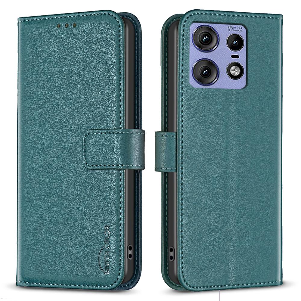 BINFEN COLOR BF17 For Motorola Edge 50 Pro 5G Wallet Case Leather Drop-resistant Phone Cover