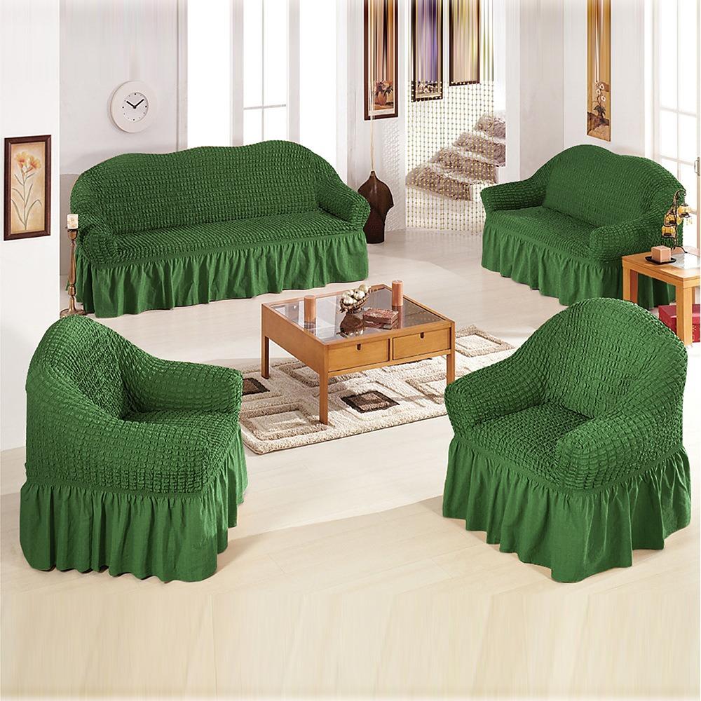 Stretch Sofa Slipcover Single Seat Elastic Sofa Cover Full Protection Bubble Yarn Universal for All Seasons