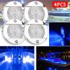 Marine Transom RV Yacht 6 LED Stern Signal Light Round Stainless Steel Tail Lamp