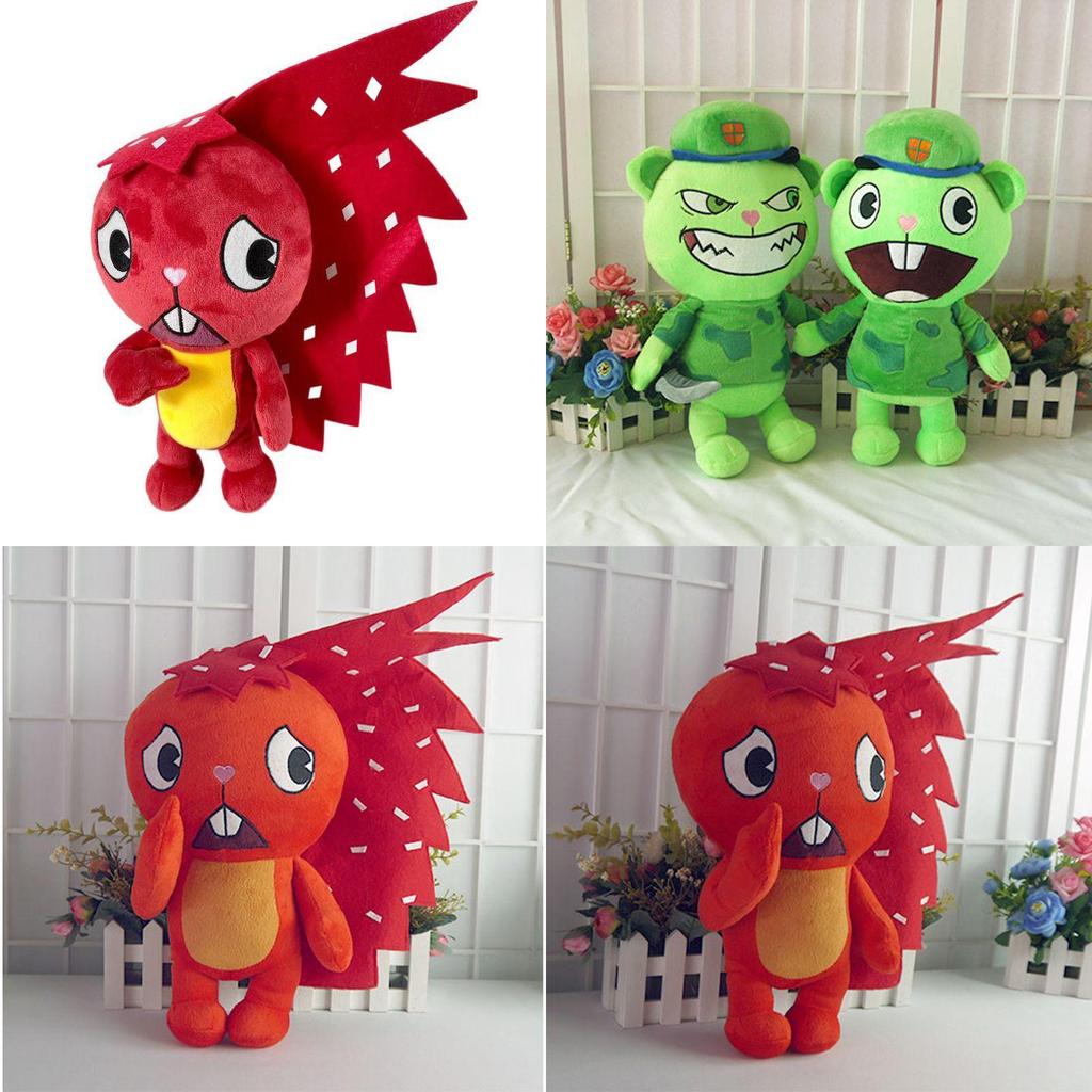 Adorable Happy Tree Friends Flippy Plush Stuffed Toy For Cuddly Comfort And Fun