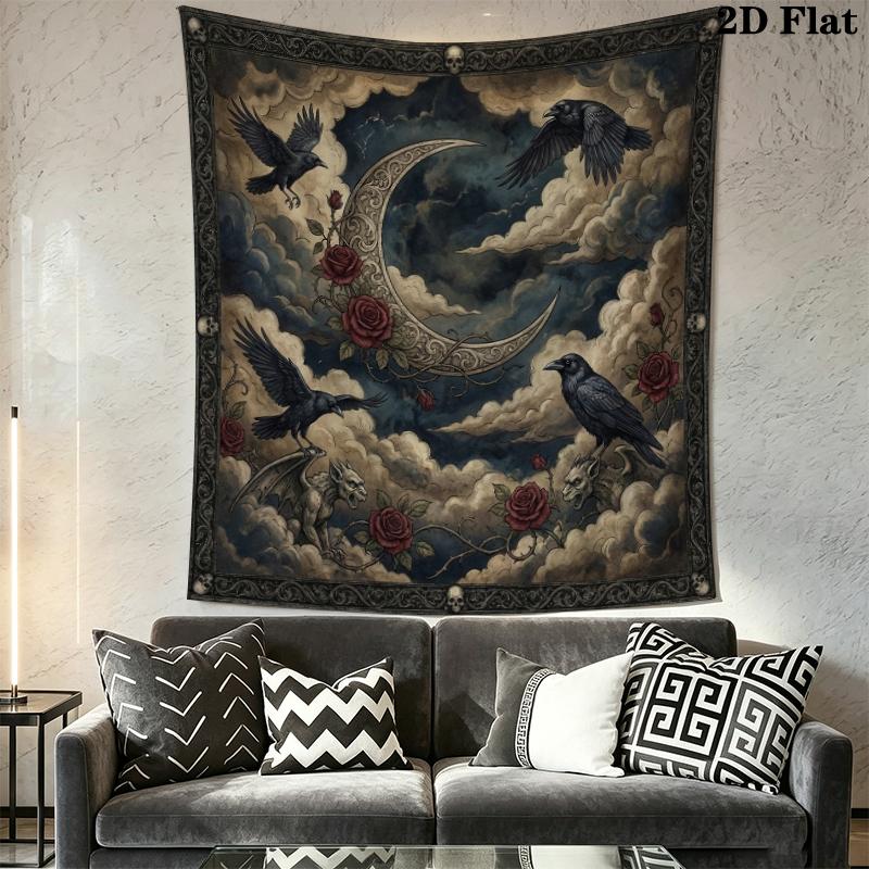 Sky Wall Tapestry Aesthetic Wall Hanging Printed Fabric Blanket Decorative Tapestries for Bedroom Living Room Home Decor