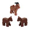 MOC Urban Zoo Model Farm Scene Building Block Accessories Owl Sheep Wolf Pig Flamingo Elephant Camel Children Brick Toy Gift R69
