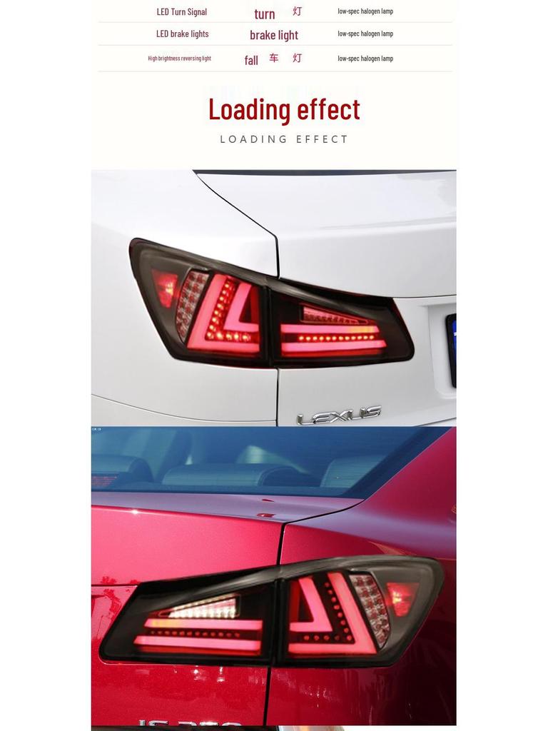 LED Taillight Assembly for 2006-2012 Lexus IS250/IS300 with Daytime Running Lights