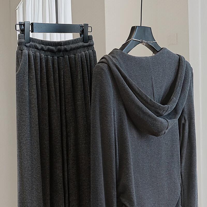 Women's Autumn Fake Two-Piece Top & Pants Set