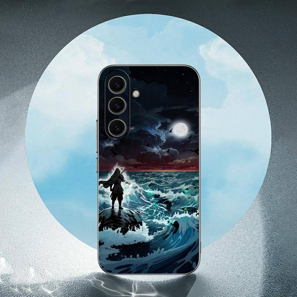 B-BENY J-JR Luxury Black Phone Case For Samsung Galaxy S23 S24 S25 Ultra S22 Plus S21