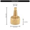 Adjustable Brasses Weight Screw Billiard Equipment Brasses Counterbalances Screw for Pool Cue Improved Stability Control