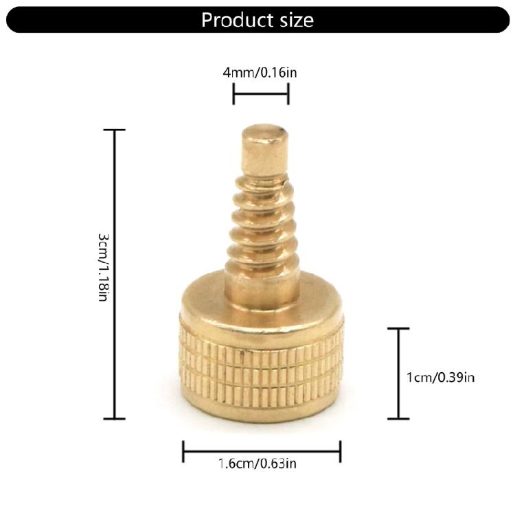 Adjustable Brasses Weight Screw Billiard Equipment Brasses Counterbalances Screw for Pool Cue Improved Stability Control