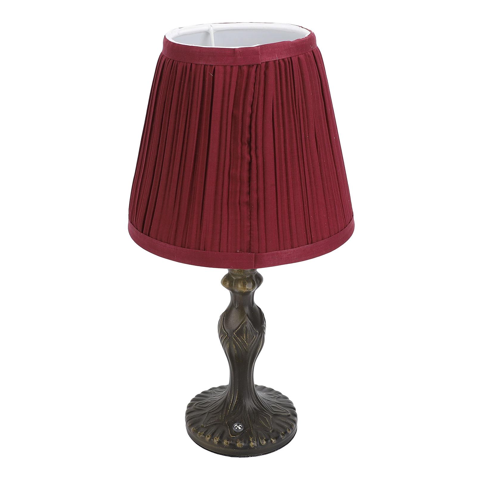 

Тканевая настольная лампа Беспроводная Сенсорная Диммируемая Перезаряжаемая Винтажная Декоративная Ночная лампа для Спальни Гостиной Столовой