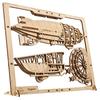 Ugears Zeppelin Puzzle 70208 Wooden 3D Puzzle No Glue or Tools Required for Crafts 2.5D