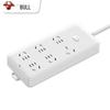6-Outlet Power Strip with Master Switch, 16A, 5m Cable CN Plug (adapter Included)