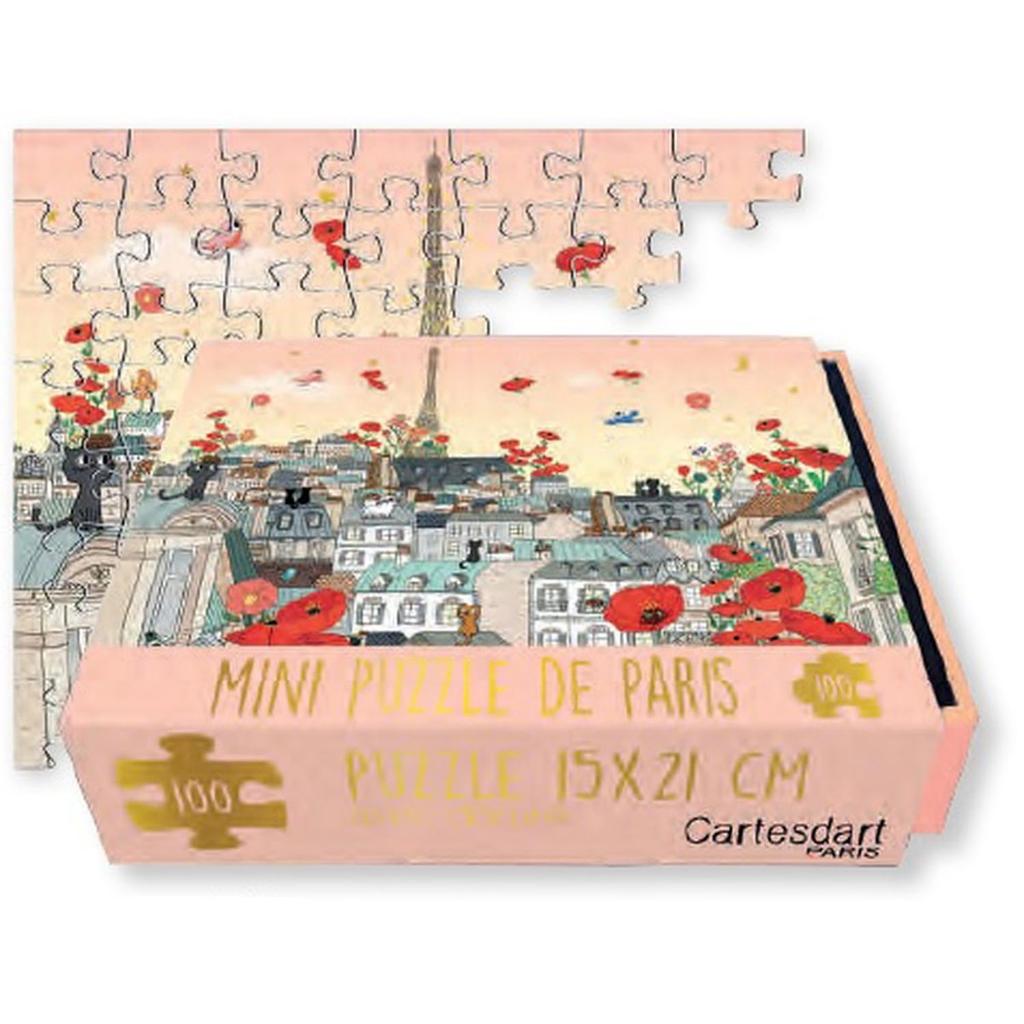 Cultdar Mini Puzzle PARIS POPPIES 052358