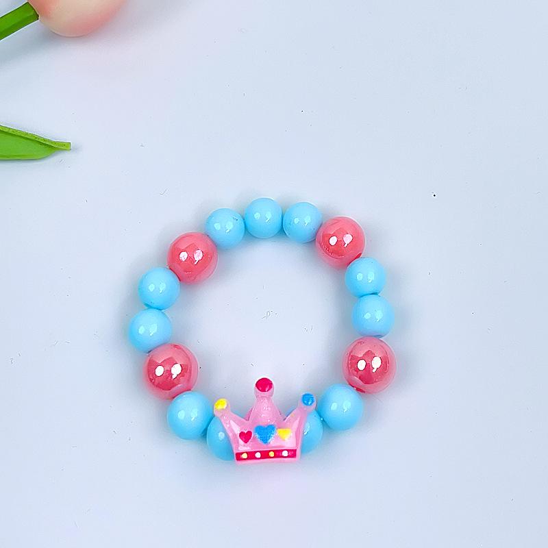 Cartoon Mermaid Pendant Beaded Bracelet for Girls
