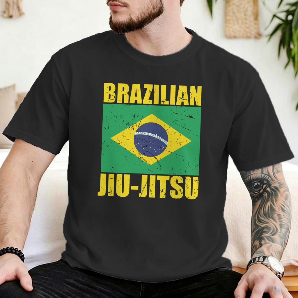 Unisex Unisexs Jujitsu T Shirts Jiu Jitsu Bjj Judo Brazil 100 Cotton Clothes Vintage Short Sleeve Crew Neck Tees 6xl Tshirts