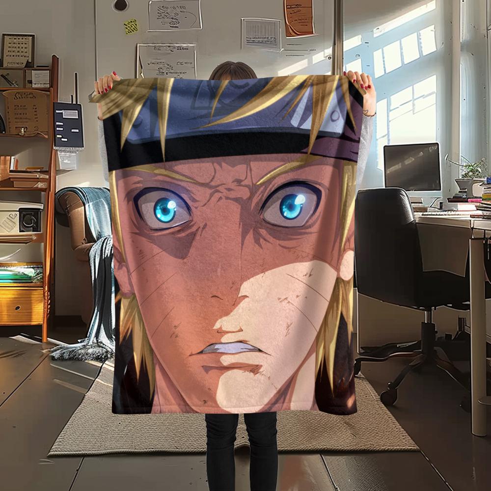 Naruto Naruto Anime Character Pattern Flannel Blanket, High Quality Comfortable for All Seasons, Home Decor, Warmth and Comfort, Perfect for Gifts.