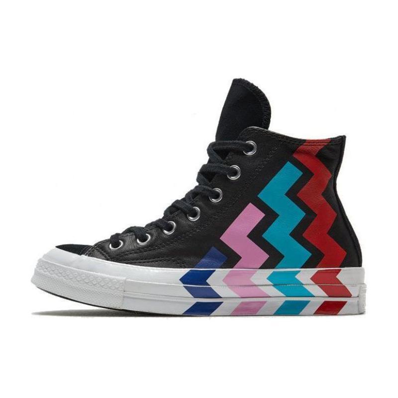 Converse Chuck 1970s Comfortable & Stylish Breathable High Top Espadrilles Women's Black