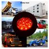 18PCS Red LED Marker Lights 12V Waterproof Trailer Side Marker Lamps for Truck Bus Lorry Boat Cargo Universal Fit