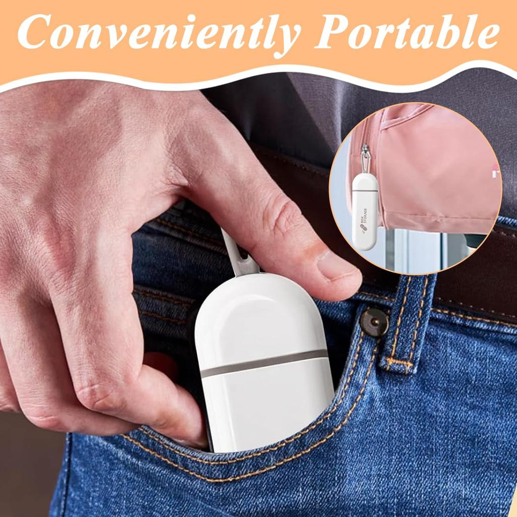3 Cells Portable Pill Box with Carrying Rope Pocket Pill Case Daily Vitamin Holder Container Small Medicine Box for Office Trip