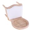 1/12 Dolls Miniature Furniture Wooden Unpainted Dining Chair For Dollhouse