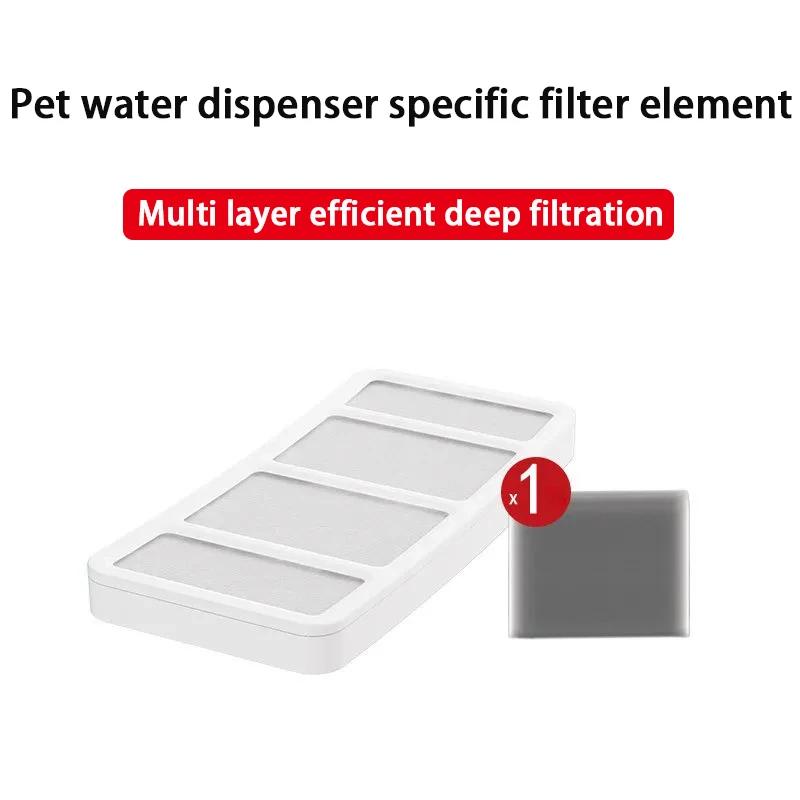 Pet Water Dispenser Filter Element Professional Filterate Micro Porous Filter Cotton Absorb Odors Cat Dog Watering Accessories