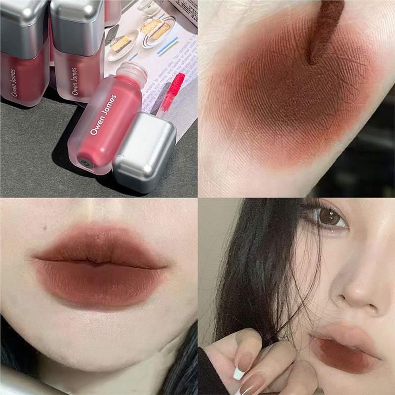

Owen James Matte Velvet Lip Glaze - Long-lasting, Whitening Student Lipstick Standard