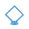 Colorful 3D Floating Picture Frame Shadow Box Jewelry Display Stand Ring Pendant Holder Protect Jewelry Stone Presentation Case
