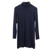 Made In Italy Long Sleeve Turtleneck Tunic 12 Navy Women Used