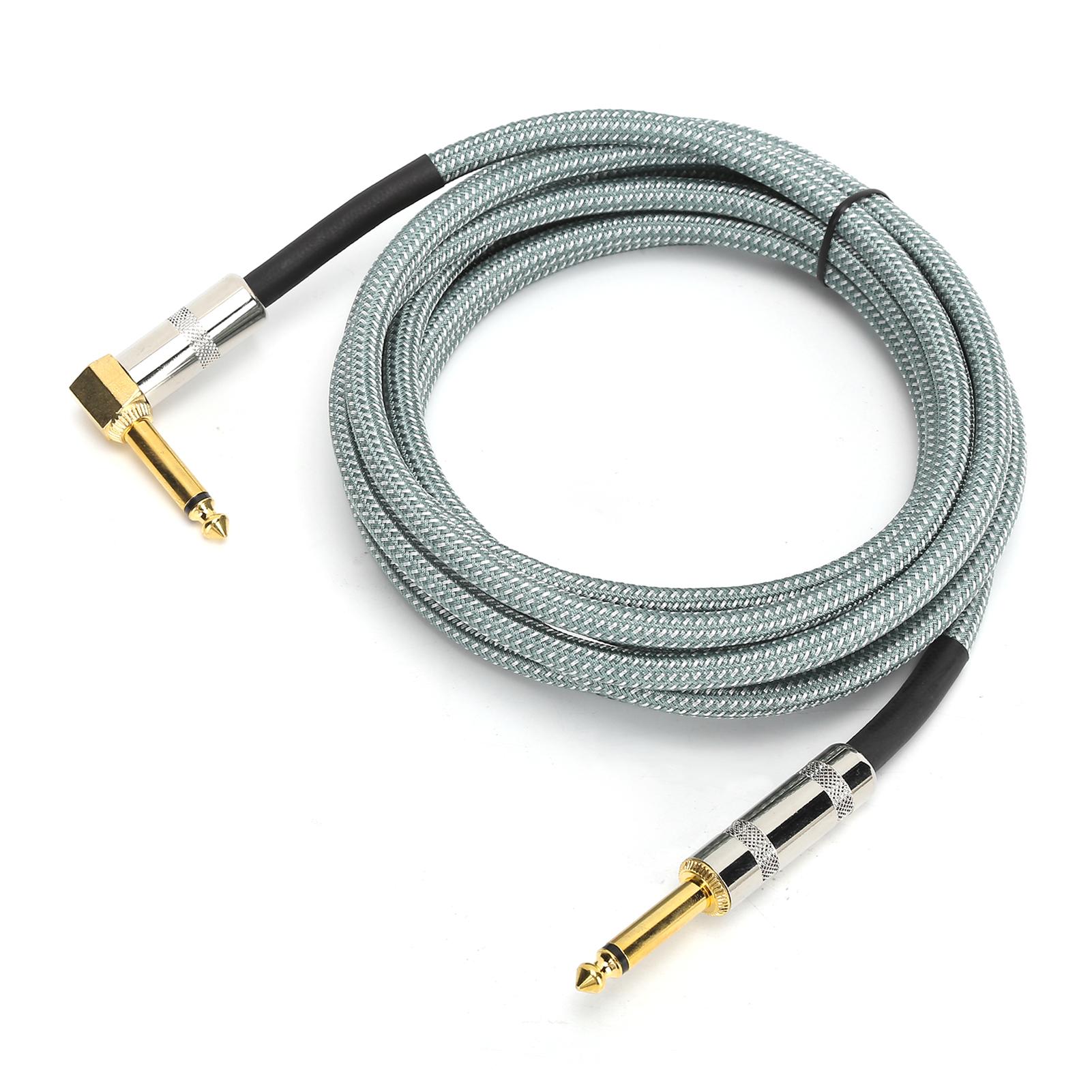 JORINDO 6,35 мм Аудиокабель 1 4 дюйма Шнур для электрогитарного усилителя Часть музыкального инструмента 6 м 19,7 футов Type 1