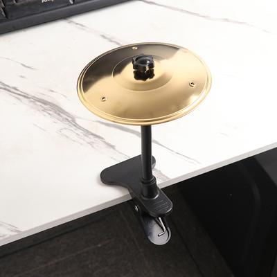 Desktop Crash Cymbal Musical Saucer Car Crash Cymbal Alloy Crash Drums Cymbal Drum Mini Drum Easy To Install Clip-On