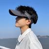 Cooling Stretchy Visor Ice Silk Long Brim Empty Top Hat Summer Uv Protection Men Sun Hats Cycling Running Sports Golf Visor Cap