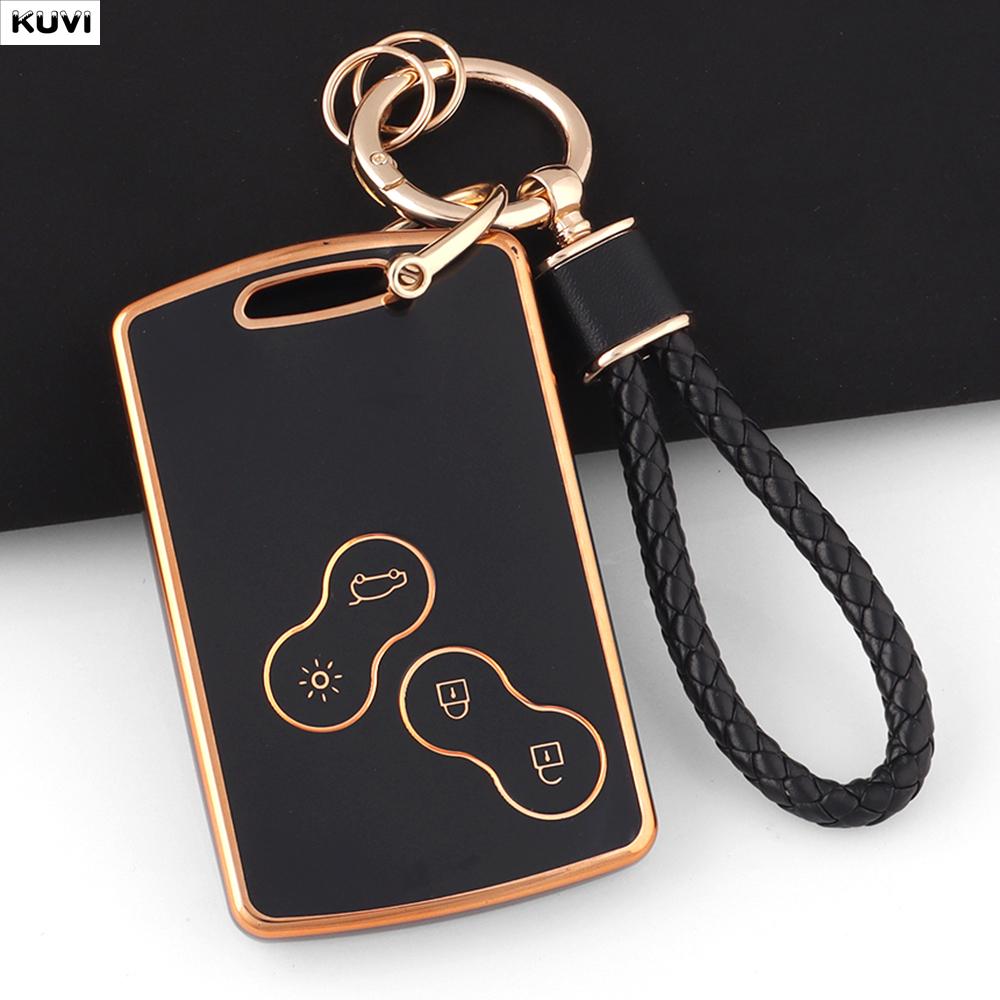 Tpu Auto Smart Key Fob Cover Case Housing Remote Fit For Renault Duster Captur Clio Logan Megane 2 3 Koleos Scenic Nema Fluence Zeo Kaptur