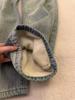 Women's American Vintage Slim Wide-Leg Jeans: Plus Velvet, Washed, Loose, Floor-Length.