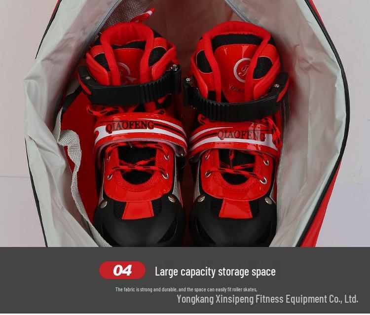 Children's Roller Skates Backpack & Ice Skates Bag Set