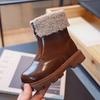 Children's Fashion Boots Fall Winter Padded Thickened Boys Girls Cotton Shoes Soft Non Slip Kids Boots