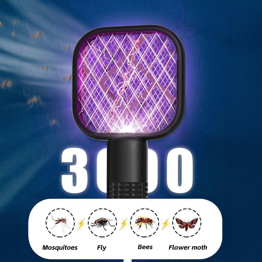 1PC Multi-Functional Mini Household Electric Mosquito Swatter Plug And Play USB Mosquito Killer Light For Outdoor Camping