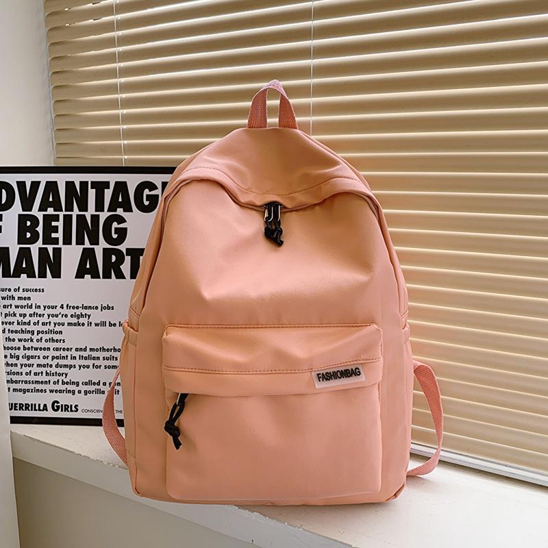 

Унисекс Минималистичный Дофаминовый Рюкзак Однотонный Стеганый Логотип с Буквами Нейлоновый Рюкзак для Ноутбука Большой Вместимости Легкий для Повседневного Использования оранжевый