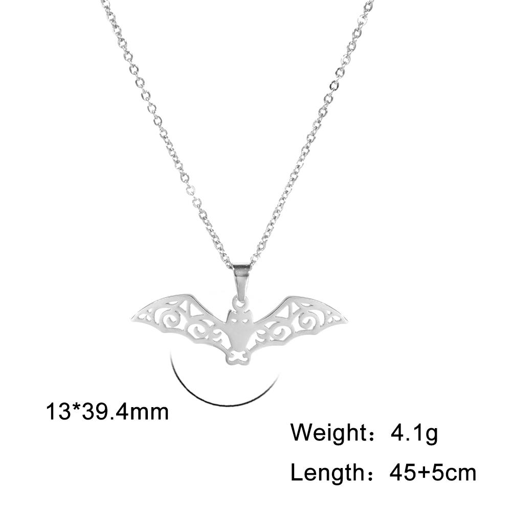 Cazador Stainless Steel Animal Pendant Necklace Cute Cat Dog Pet Whale Elephant Fish Penguin Necklaces Jewelry Gift for Women