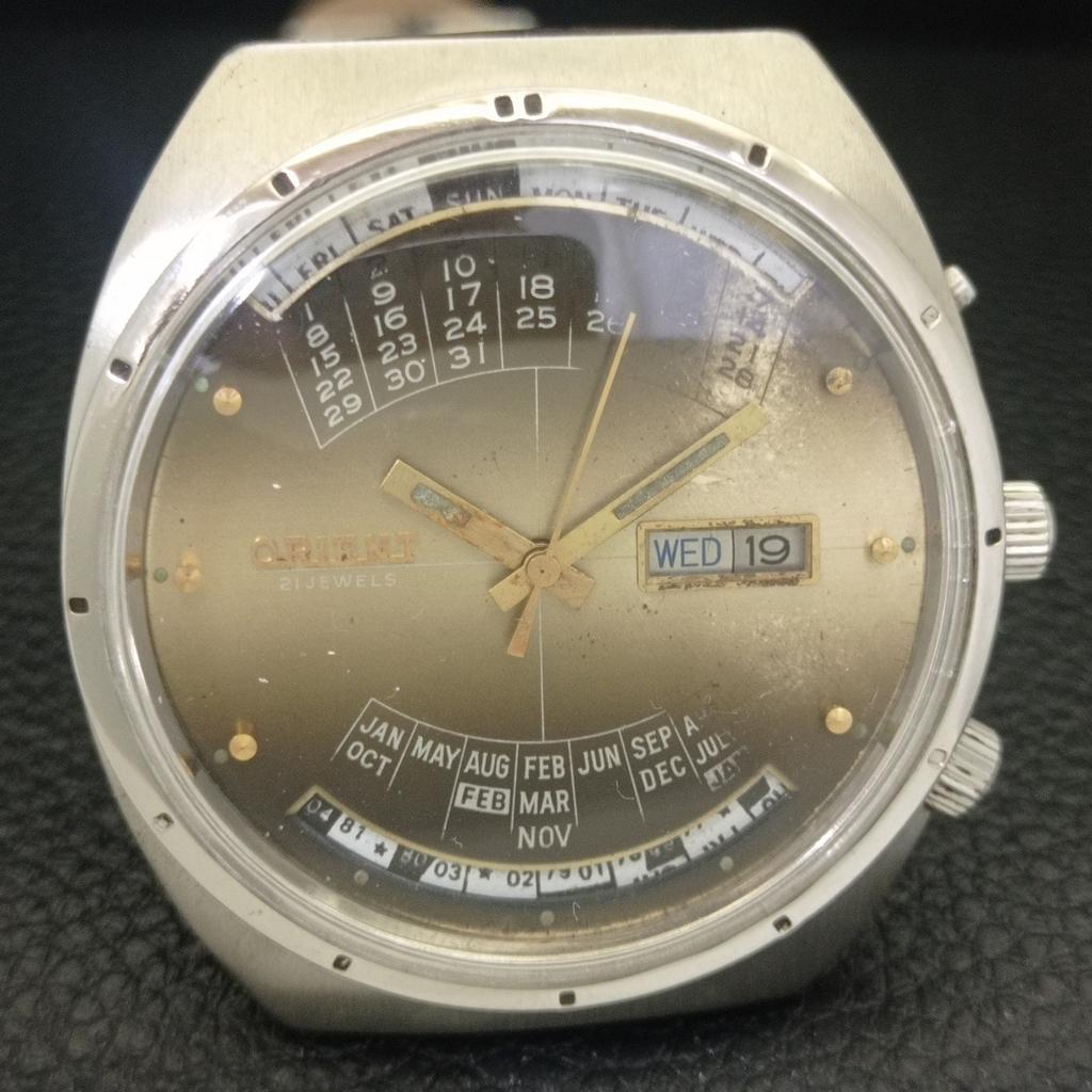 AUTOMATIC VINTAGE ORIENT 100 YEARS JAPAN MENS ORIGINAL DIAL WATCH a703116-1 R213-a703116