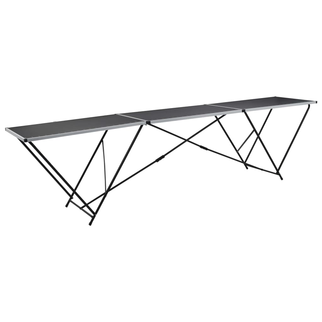 Vidaxl Folding Wallpapering Table, MDF and Aluminium, 300X60X78 Cm