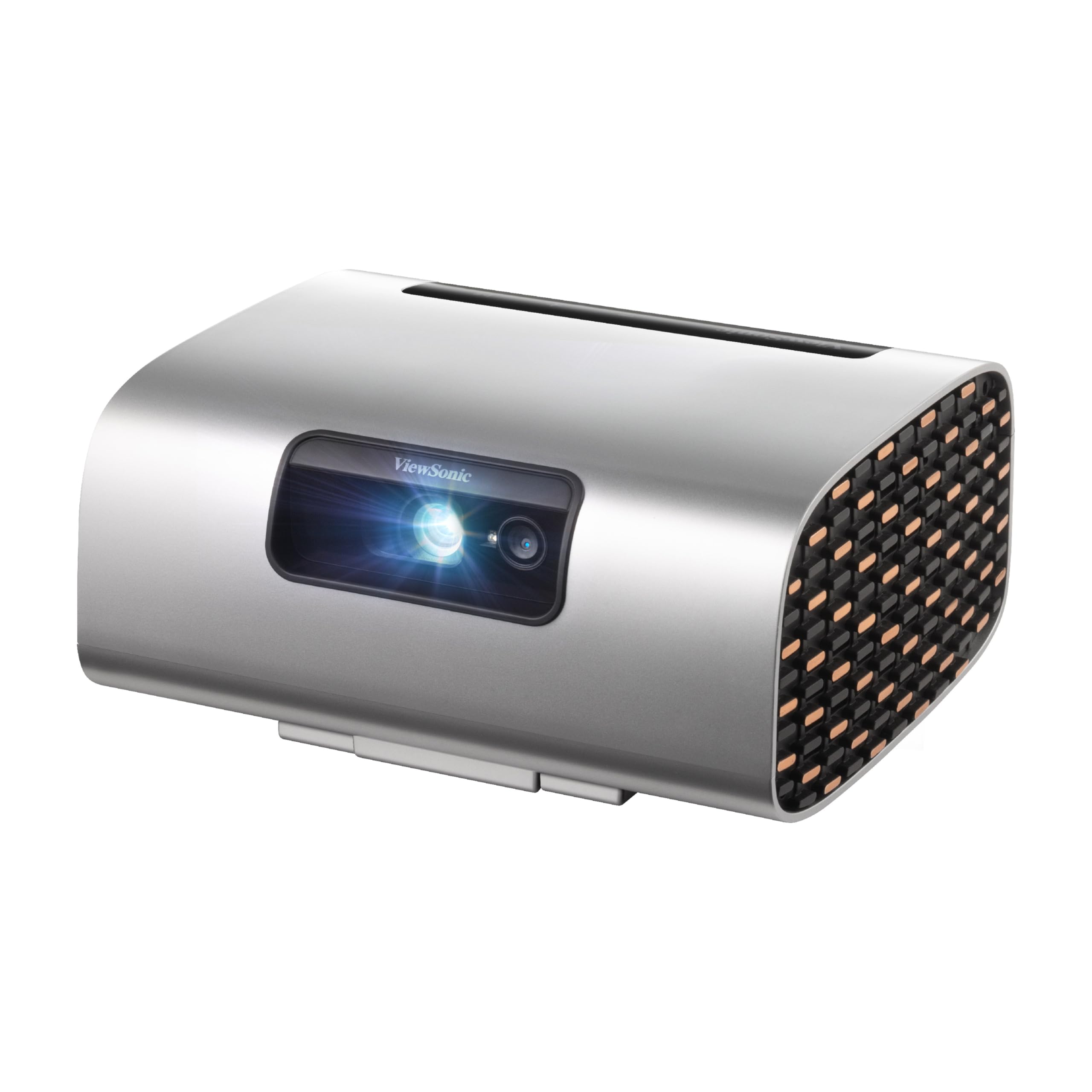 

ViewSonic M10 laser projector HD 1080p 2200 RGB laser lumens color gamut HDR10 stand Ceiling projection Fully automatic keystone correction Harman