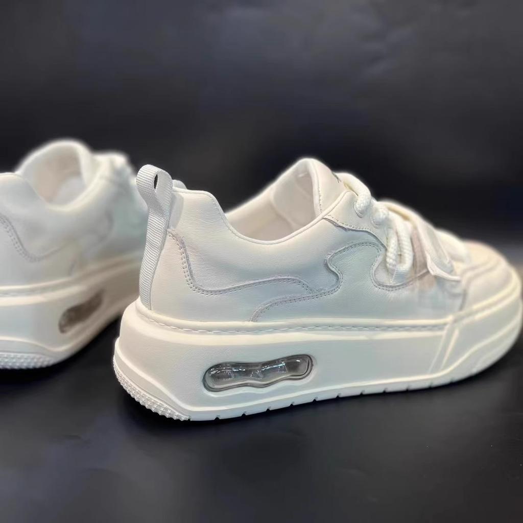 Men's 2025 autumn new trendy high value increase wear-resistant sports and leisure shoes campus students thick baseplate shoes