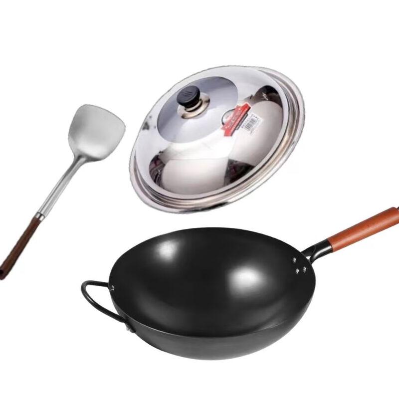 Nitrided Rust-Resistant Wrought Iron Wok
